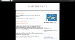 Desktop Screenshot of markianus.blogspot.com