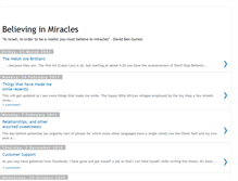 Tablet Screenshot of belief-in-miracles.blogspot.com