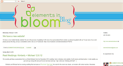 Desktop Screenshot of elementsinbloom.blogspot.com