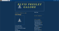 Desktop Screenshot of elvispresleygalore.blogspot.com