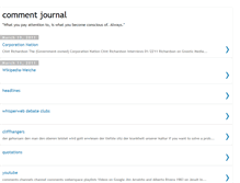 Tablet Screenshot of commentjournal.blogspot.com
