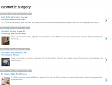 Tablet Screenshot of cosmetic-surgery-update.blogspot.com