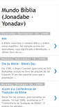 Mobile Screenshot of mundobiblia.blogspot.com