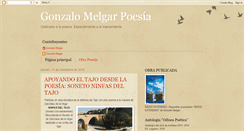 Desktop Screenshot of gonzalopoesia.blogspot.com