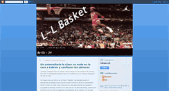 Desktop Screenshot of llbasket.blogspot.com