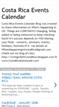 Mobile Screenshot of costaricaeventscalendar.blogspot.com