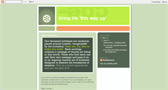 Desktop Screenshot of lifeisthiswayup.blogspot.com