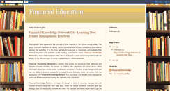 Desktop Screenshot of financialknowledgenetworking.blogspot.com