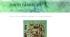 Desktop Screenshot of davidfabregas.blogspot.com