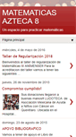 Mobile Screenshot of matematicasazteca8.blogspot.com