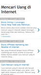 Mobile Screenshot of bisnis-online-mencari-uang-internet.blogspot.com