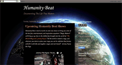 Desktop Screenshot of humanitybeat.blogspot.com