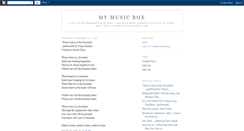Desktop Screenshot of mymusicbox.blogspot.com