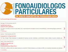 Tablet Screenshot of fonoaudiologosparticulares.blogspot.com