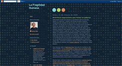 Desktop Screenshot of fragilidadhumana.blogspot.com
