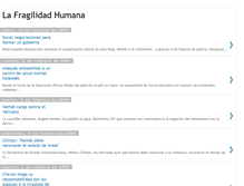 Tablet Screenshot of fragilidadhumana.blogspot.com