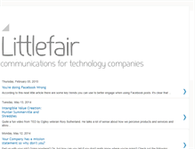 Tablet Screenshot of littlefair-communications.blogspot.com