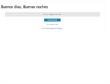 Tablet Screenshot of buenosdiasbuenasnoches.blogspot.com