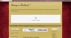Desktop Screenshot of dining-thailand.blogspot.com