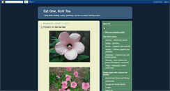 Desktop Screenshot of eatoneknittoo.blogspot.com