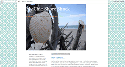 Desktop Screenshot of chicshoreshack.blogspot.com