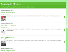 Tablet Screenshot of analisisdemedios.blogspot.com