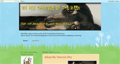 Desktop Screenshot of dogsoftheweek.blogspot.com