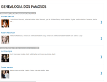 Tablet Screenshot of genealogiadosfamosos.blogspot.com