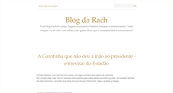 Desktop Screenshot of blogdarachelmcs.blogspot.com