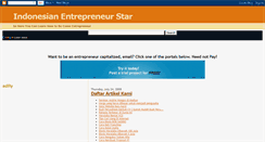 Desktop Screenshot of bintangpengusaha.blogspot.com