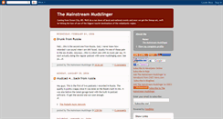 Desktop Screenshot of mainstreammudslinger.blogspot.com