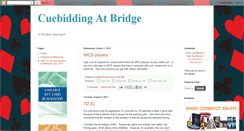 Desktop Screenshot of cuebiddingatbridge.blogspot.com