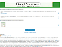 Tablet Screenshot of biopersonalfitness.blogspot.com