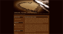 Desktop Screenshot of indian-young-cricketers.blogspot.com