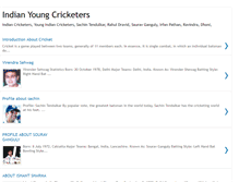 Tablet Screenshot of indian-young-cricketers.blogspot.com