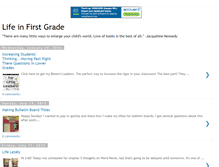 Tablet Screenshot of lifeinfirstgrade1.blogspot.com