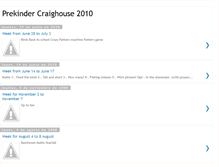 Tablet Screenshot of prekindercraighouse2008.blogspot.com
