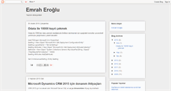 Desktop Screenshot of emraheroglu.blogspot.com