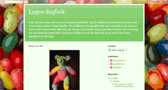 Desktop Screenshot of lagesdagbok.blogspot.com