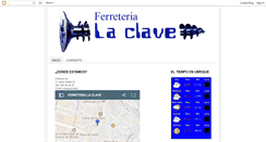 Desktop Screenshot of ferreterialaclave.blogspot.com