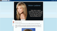 Desktop Screenshot of helenlederer.blogspot.com