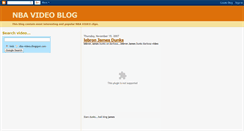 Desktop Screenshot of nba-videos.blogspot.com