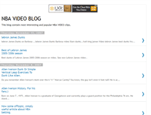 Tablet Screenshot of nba-videos.blogspot.com