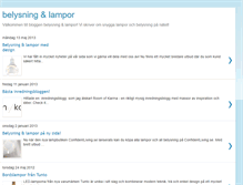 Tablet Screenshot of belysning-lampor.blogspot.com
