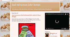 Desktop Screenshot of jual-minumansehat.blogspot.com