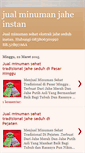 Mobile Screenshot of jual-minumansehat.blogspot.com