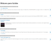 Tablet Screenshot of bitacoralucidos.blogspot.com