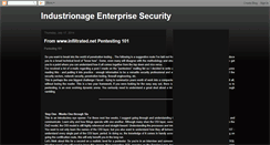 Desktop Screenshot of industrionage.blogspot.com