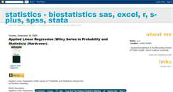 Desktop Screenshot of bio-statistics.blogspot.com