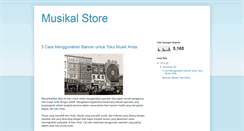 Desktop Screenshot of musikalstore.blogspot.com